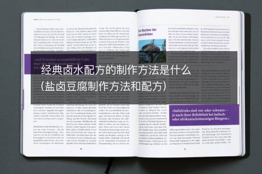 经典卤水配方的制作方法是什么(盐卤豆腐制作方法和配方)
