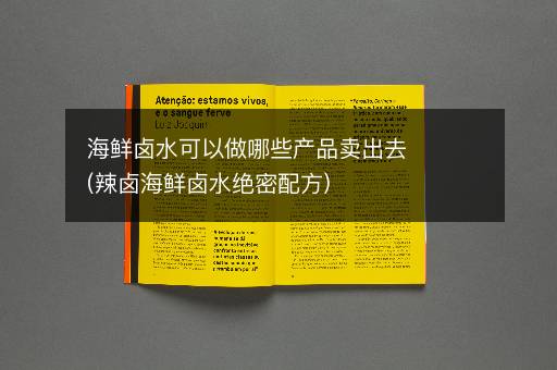海鲜卤水可以做哪些产品卖出去(辣卤海鲜卤水绝密配方)