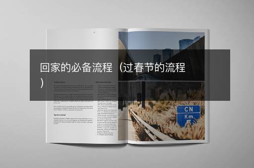 回家的必备流程（过春节的流程）
